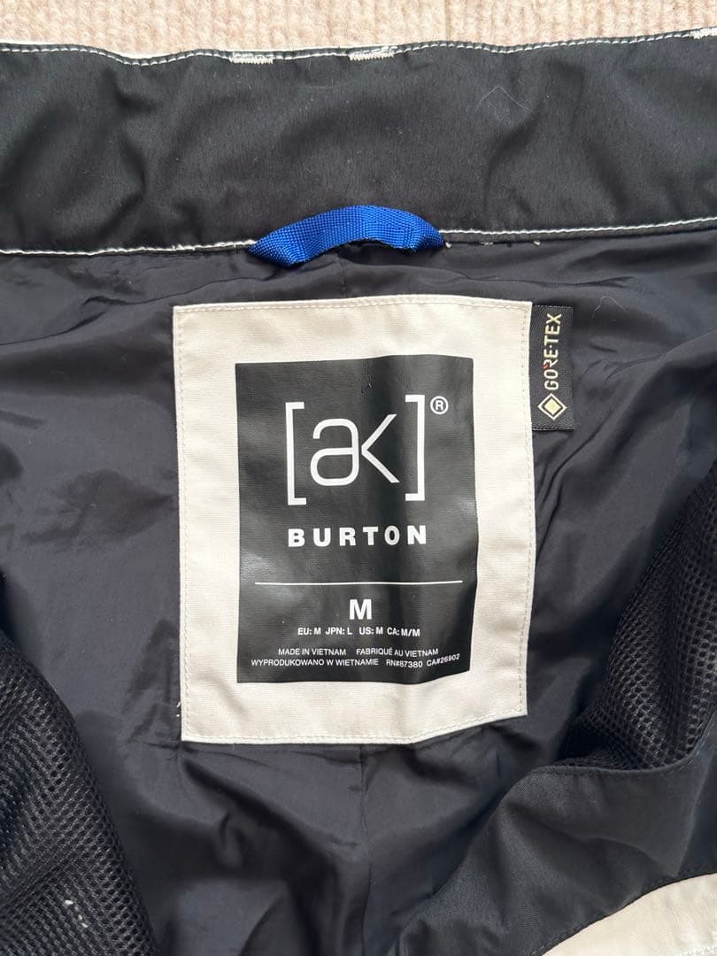 Burton AK GORE-TEX スノーボードパンツ ホワイト・M