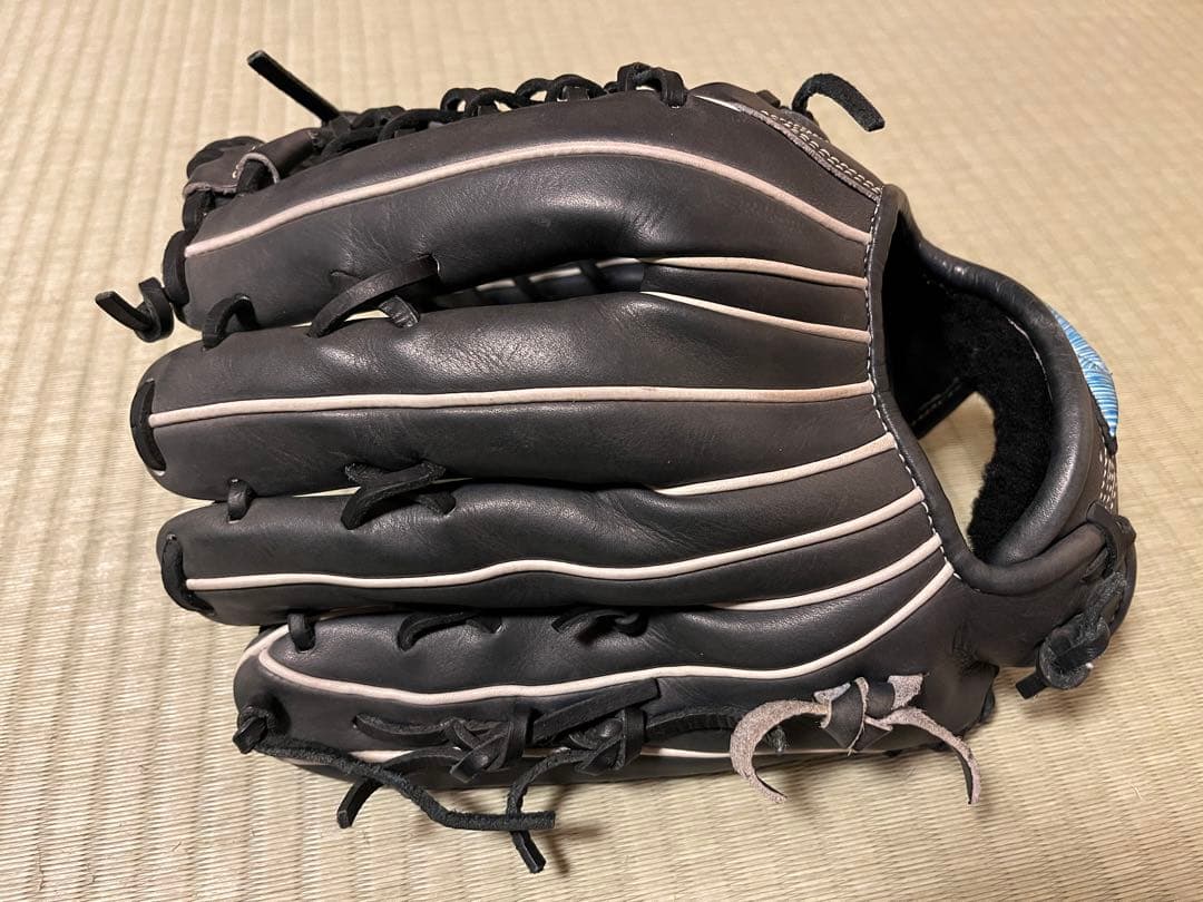 ミズノ グローバルエリート ダイバーシティブルー 軟式外野手用オーダー