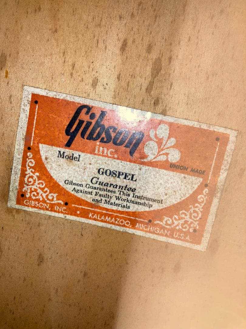 Gibson ビンテージギター　Gospel アコースティックギター
