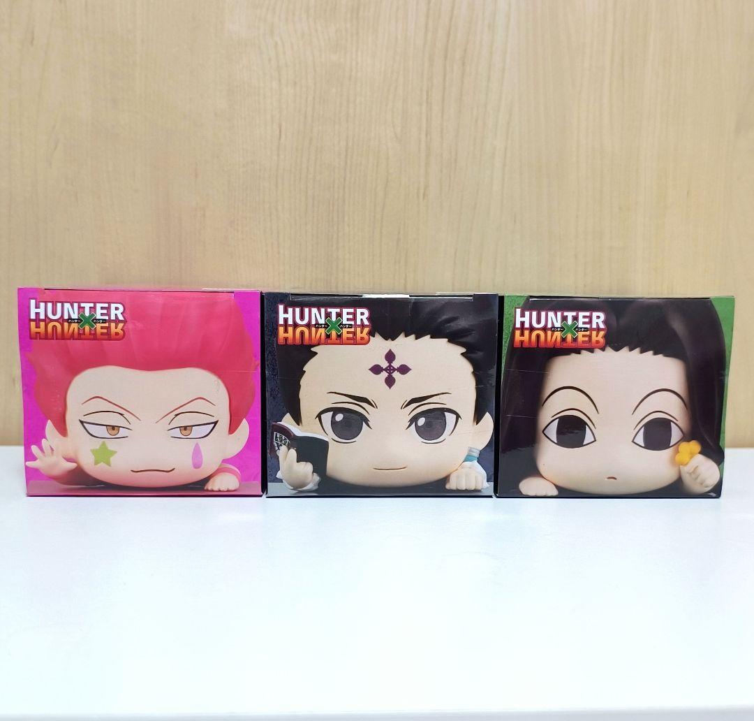 HUNTER×HUNTERひっかけフィギュア ヒソカ　イルミ　クロロ　3種セット