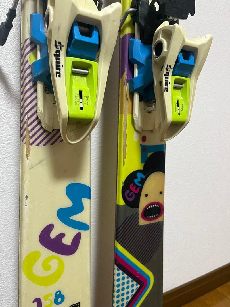 Völkl GEM フォルクル スキー板 ツインチップ ビンディング付き 158