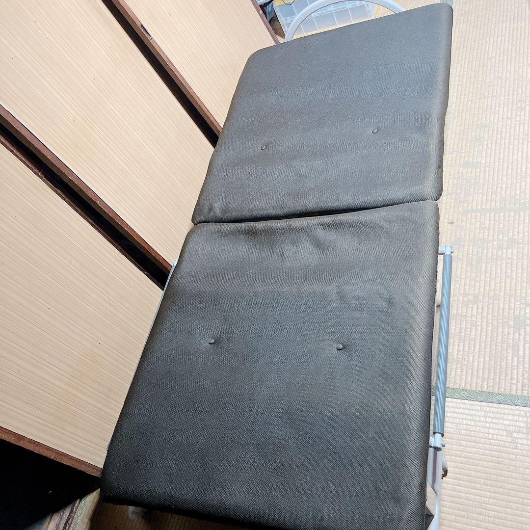 アテックスATEX 収納式リクライニングベッド ブラウン 折りたたみ式