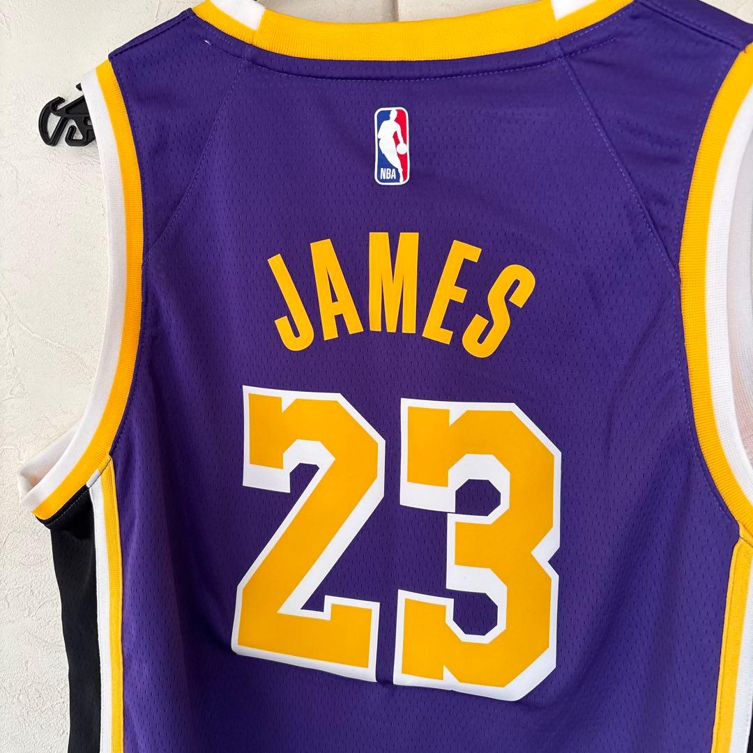 NIKE LAKERS JAMES 23 ジャージ キッズL バスケットボール