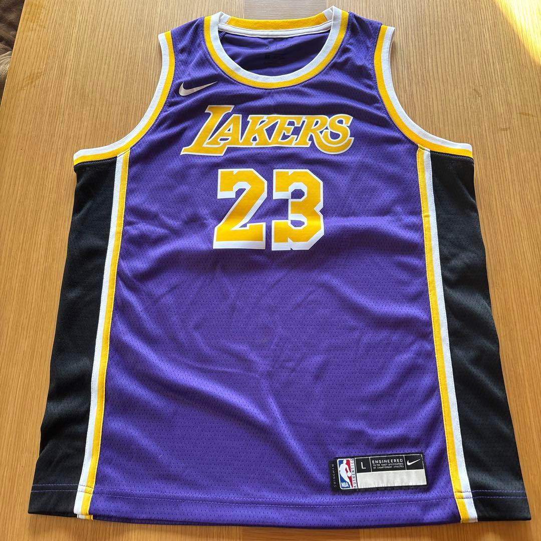 NIKE LAKERS JAMES 23 ジャージ キッズL バスケットボール