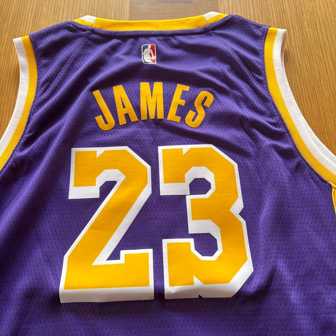 NIKE LAKERS JAMES 23 ジャージ キッズL バスケットボール