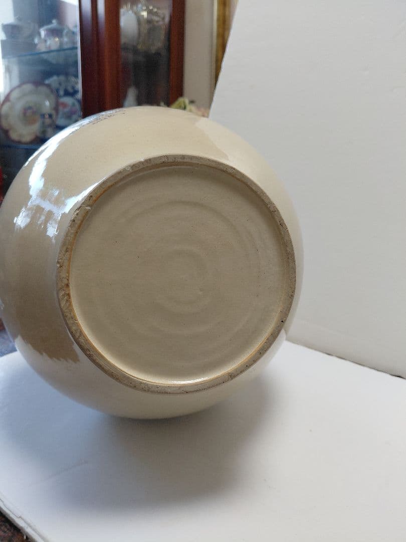 薩摩焼　薩摩大花瓶　大正期?　約42cm