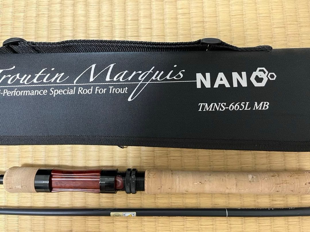 アブガルシア　トラウティンマーキスNANO TMNS-665L MB【5本継】