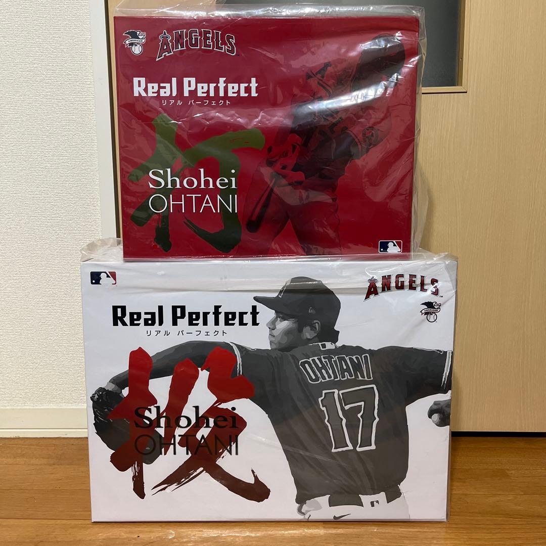 大谷翔平リアルパーフェクトフィギュア投打セット 即決155000円