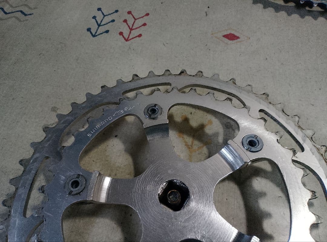 クランクセット Shimano 600 48/36T 165mm