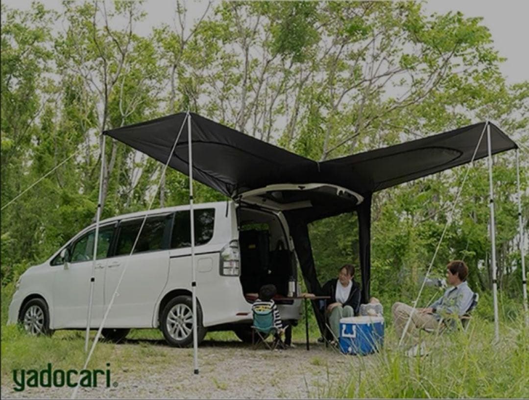 お値引き検討します　yadocari プライベートタープ　バックドア