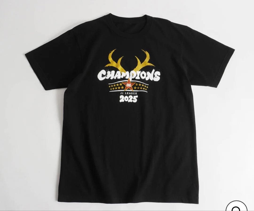 【新品】鹿島アントラーズ J1 2025 優勝記念 プレイヤーズTシャツ 柴崎岳