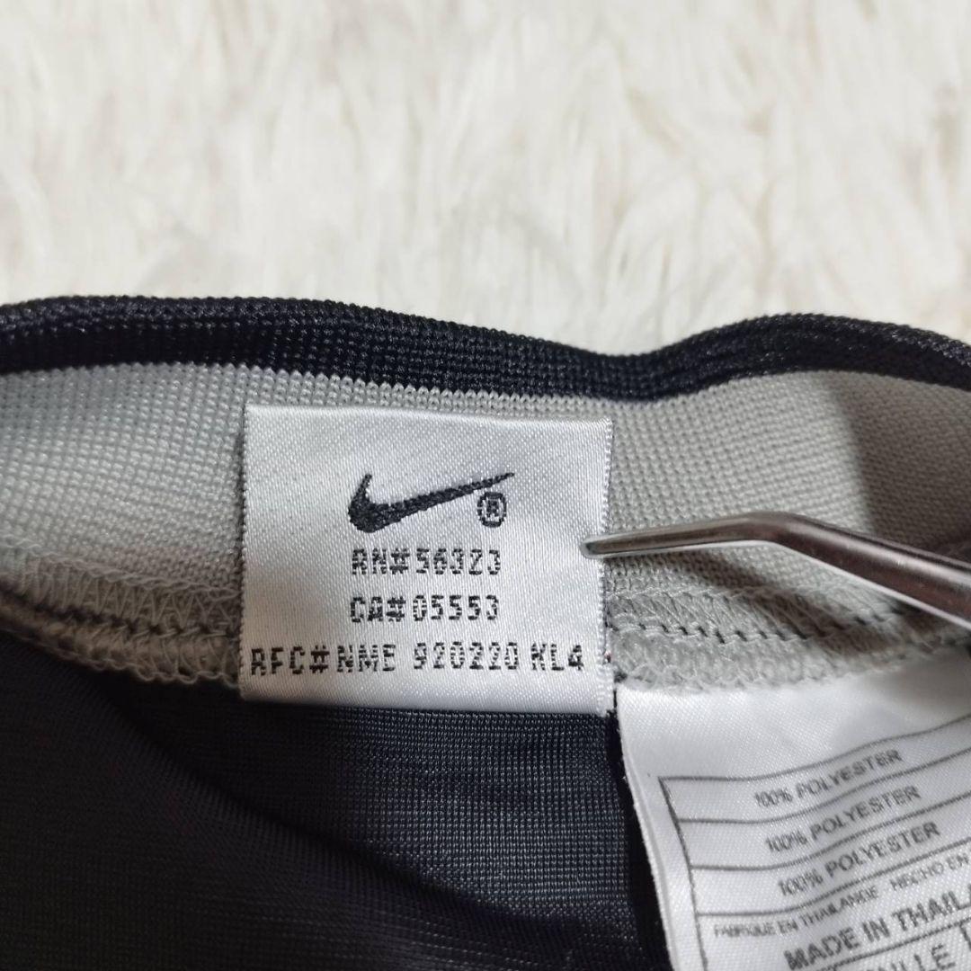 NIKE セットアップ 90s 白タグ バスケ ゲームウェア 黒銀