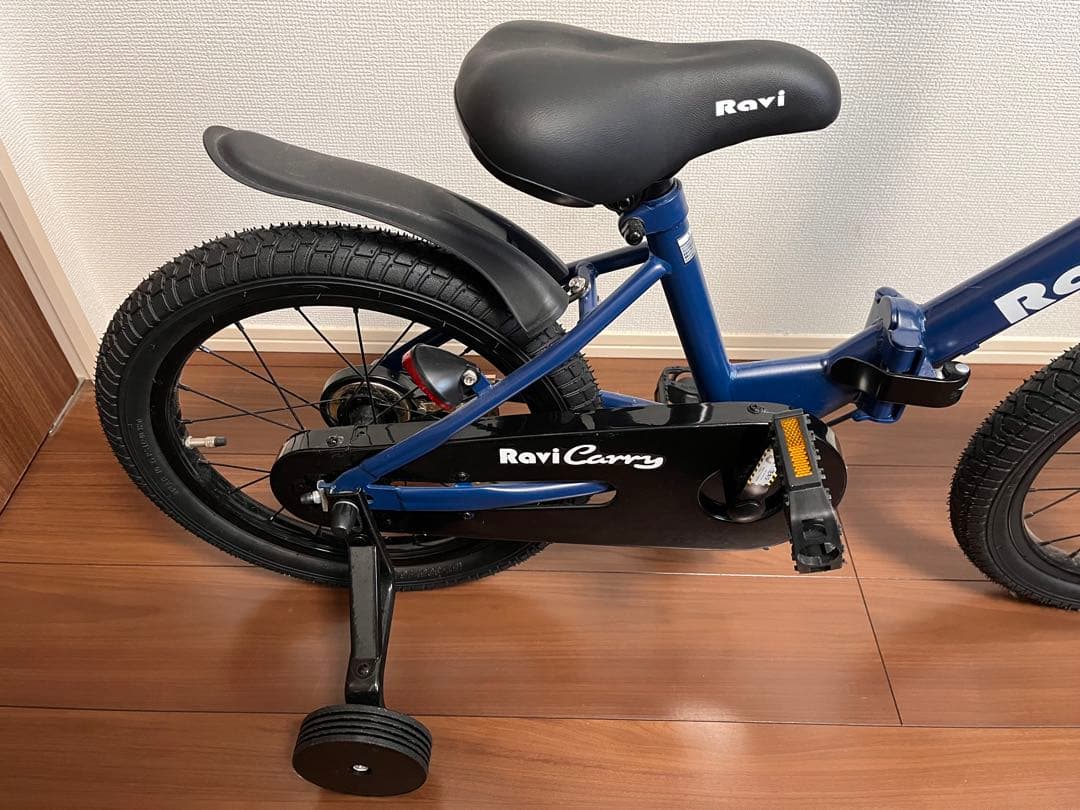 【ほぼ未使用】Ravi Carry 14インチ 折りたたみ自転車　ブルー