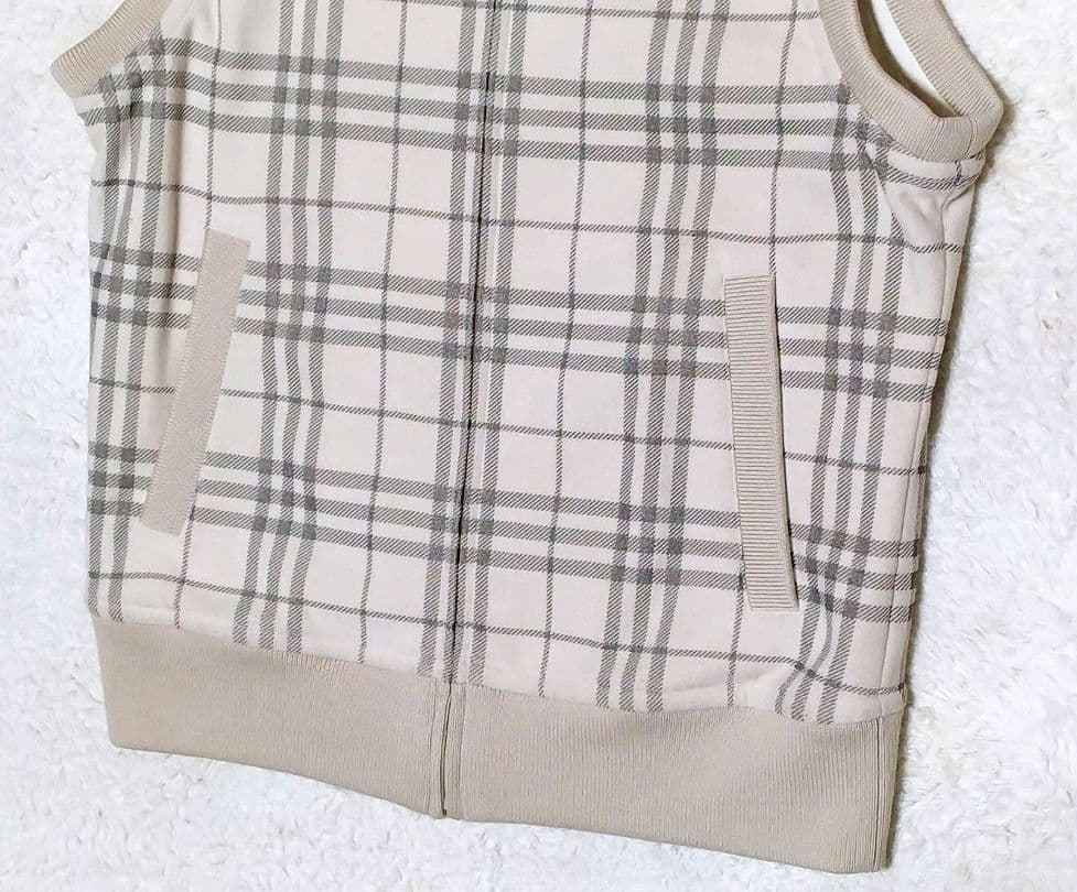 BURBERRY GOLF バーバリー ベスト M 羊毛 チェック