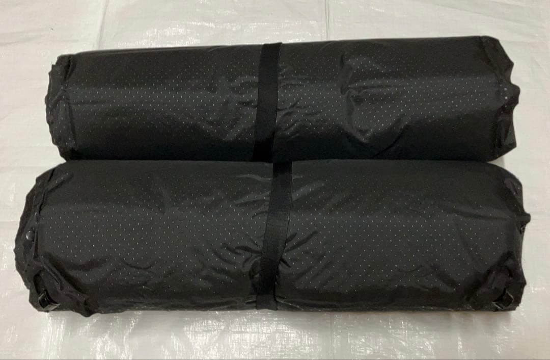 QUICKCAMP インフレーターマット 車中泊マット カーキ シングル セット