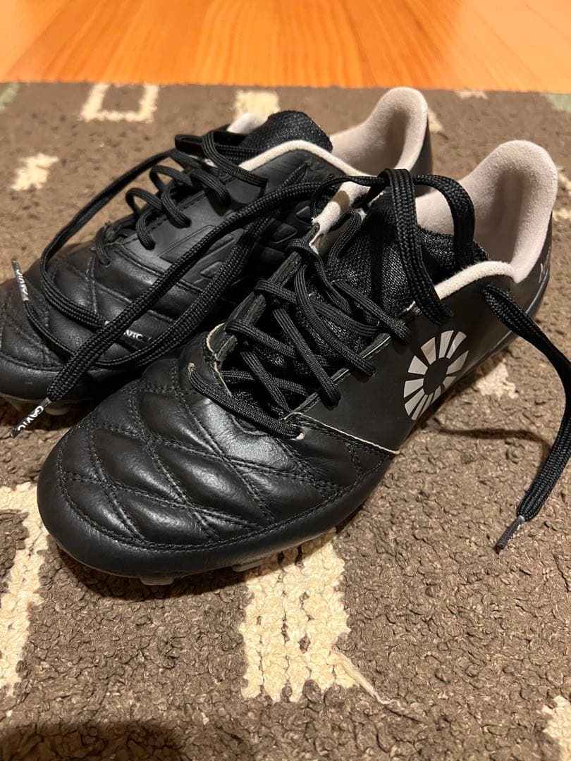 美品25cmガビック マトゥーテンシリーズサッカーシューズ・スパイク ブラック