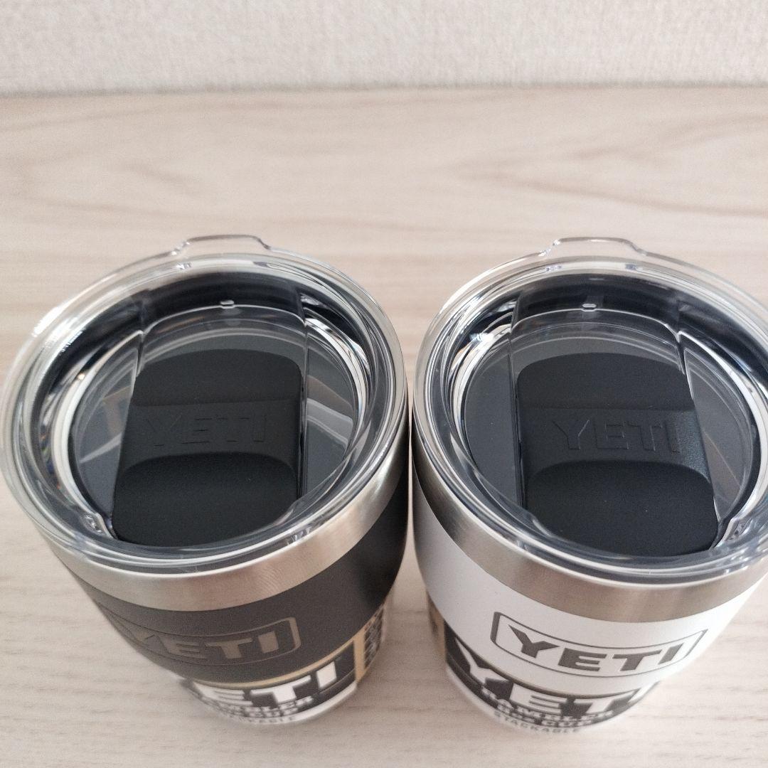 新品未使用 YETI Rambler 8oz Cup ブラック&ホワイト