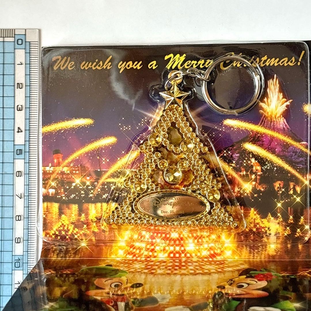 クリスマス　2003 ディズニー　キーホルダー　クリスマスツリー　ストラップ