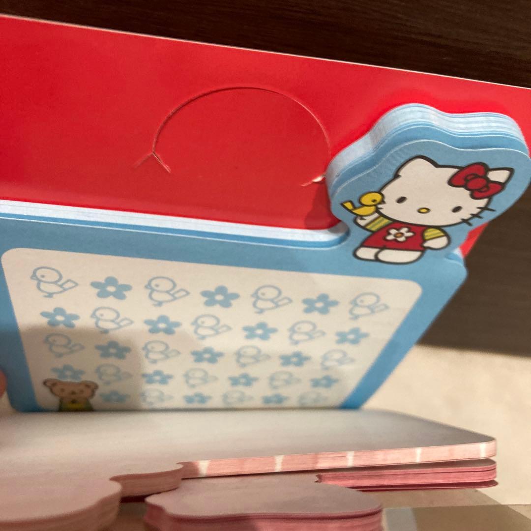 レトロ《1998年ハローキティ メモ帳》Hello Kitty☆便箋☆海外限定