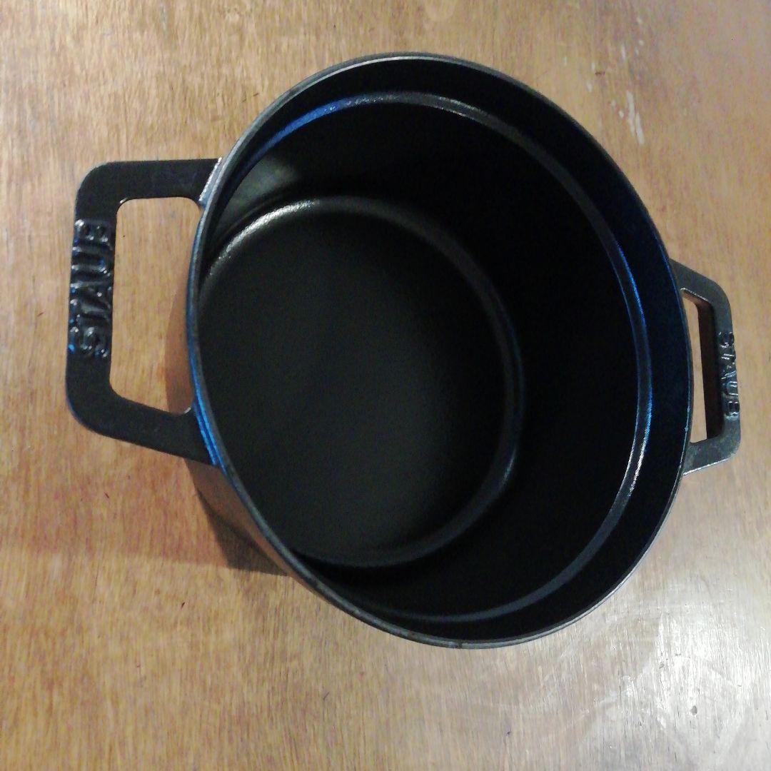 STAUB ストウブピコ・ココットラウンド20cm ブラック