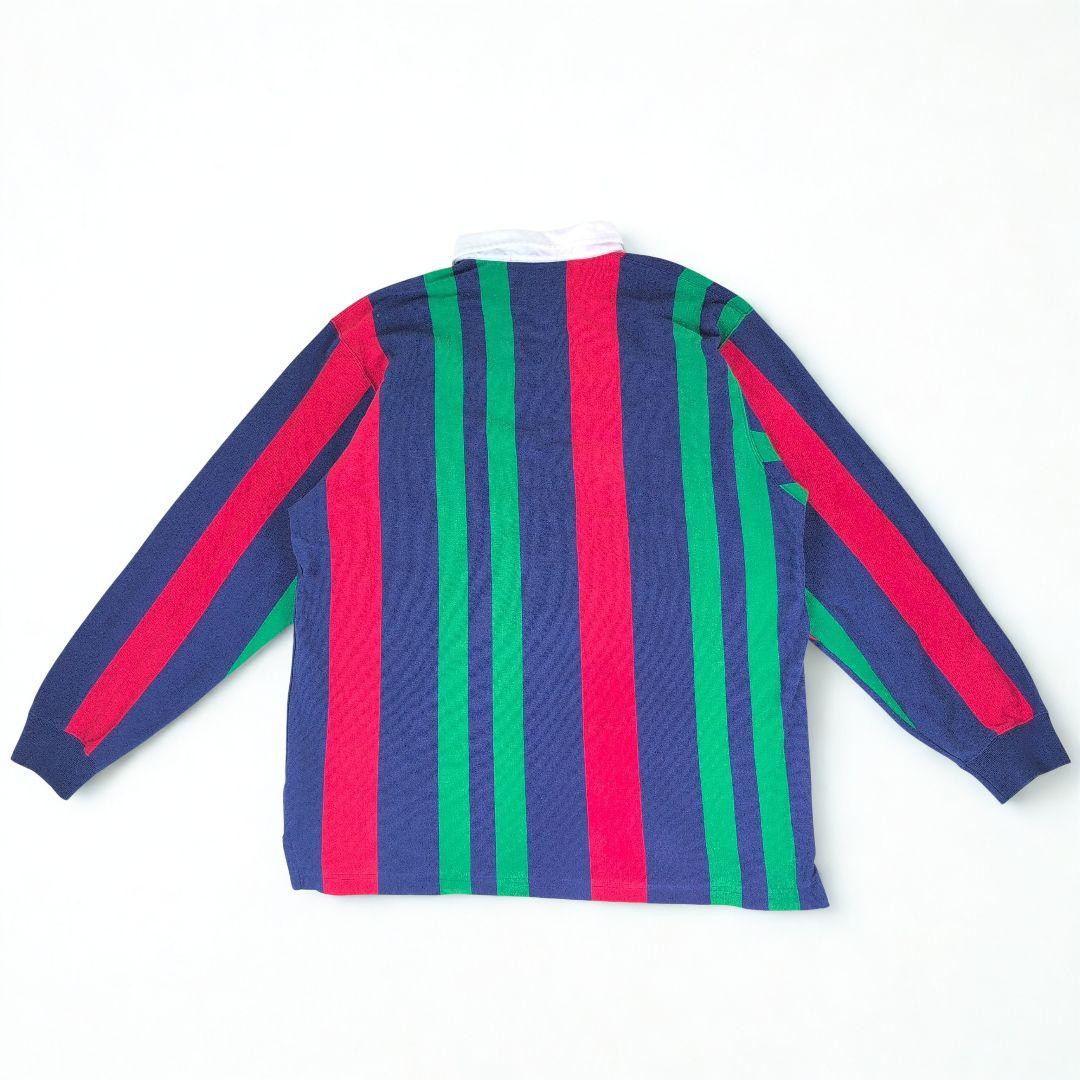 Polo Ralph Lauren ラガーシャツ マルチストライプ XL
