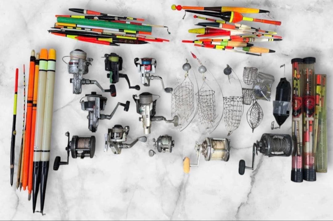 【まとめ売り】SHIMANO DAIWA RYOBI リール ウキ サビキ 等