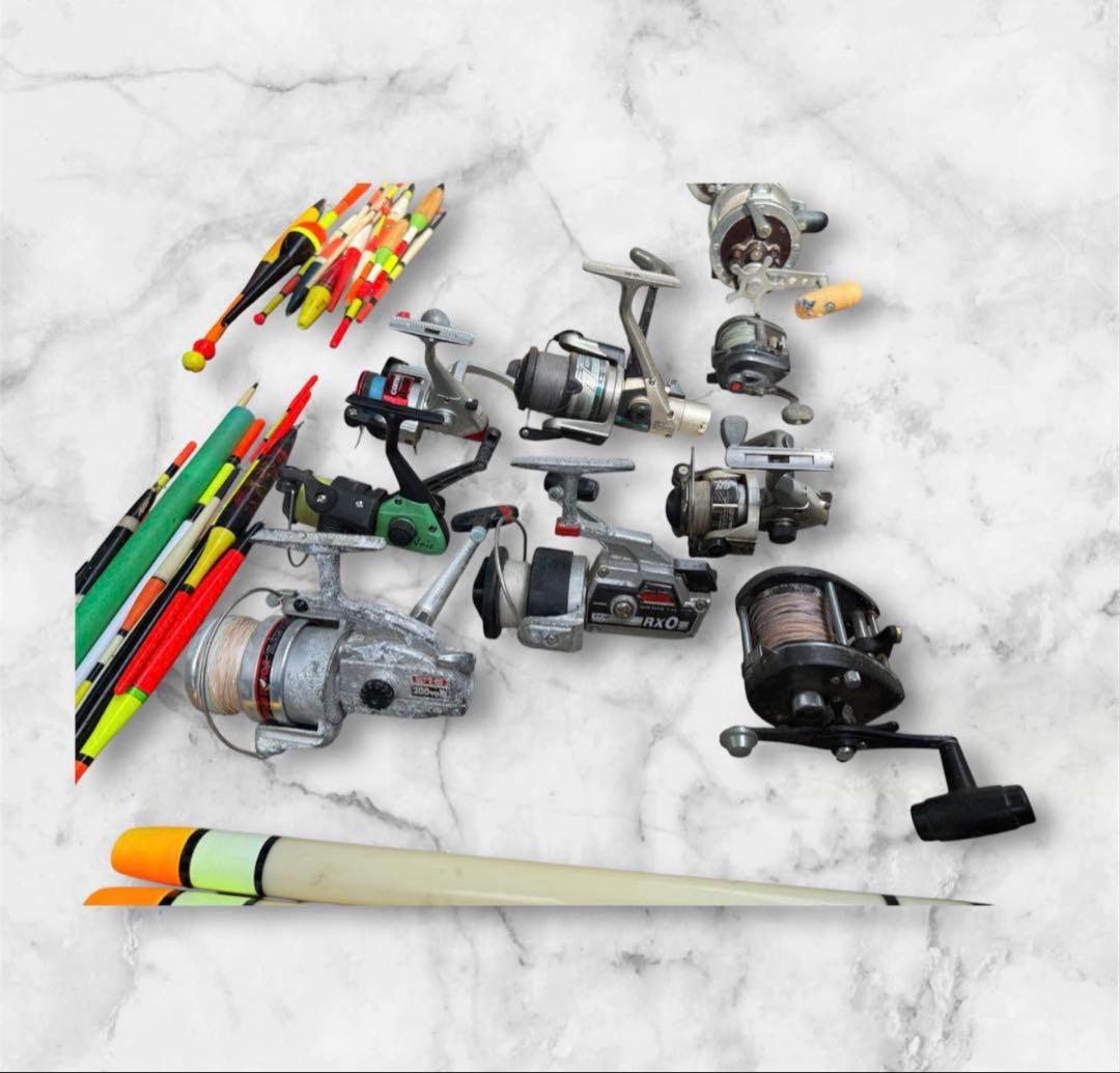 【まとめ売り】SHIMANO DAIWA RYOBI リール ウキ サビキ 等