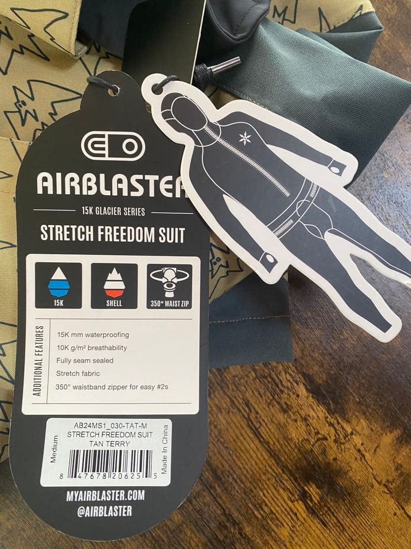 スノーボード AIRBLASTER STRETCH FREEDOM SUIT Medium