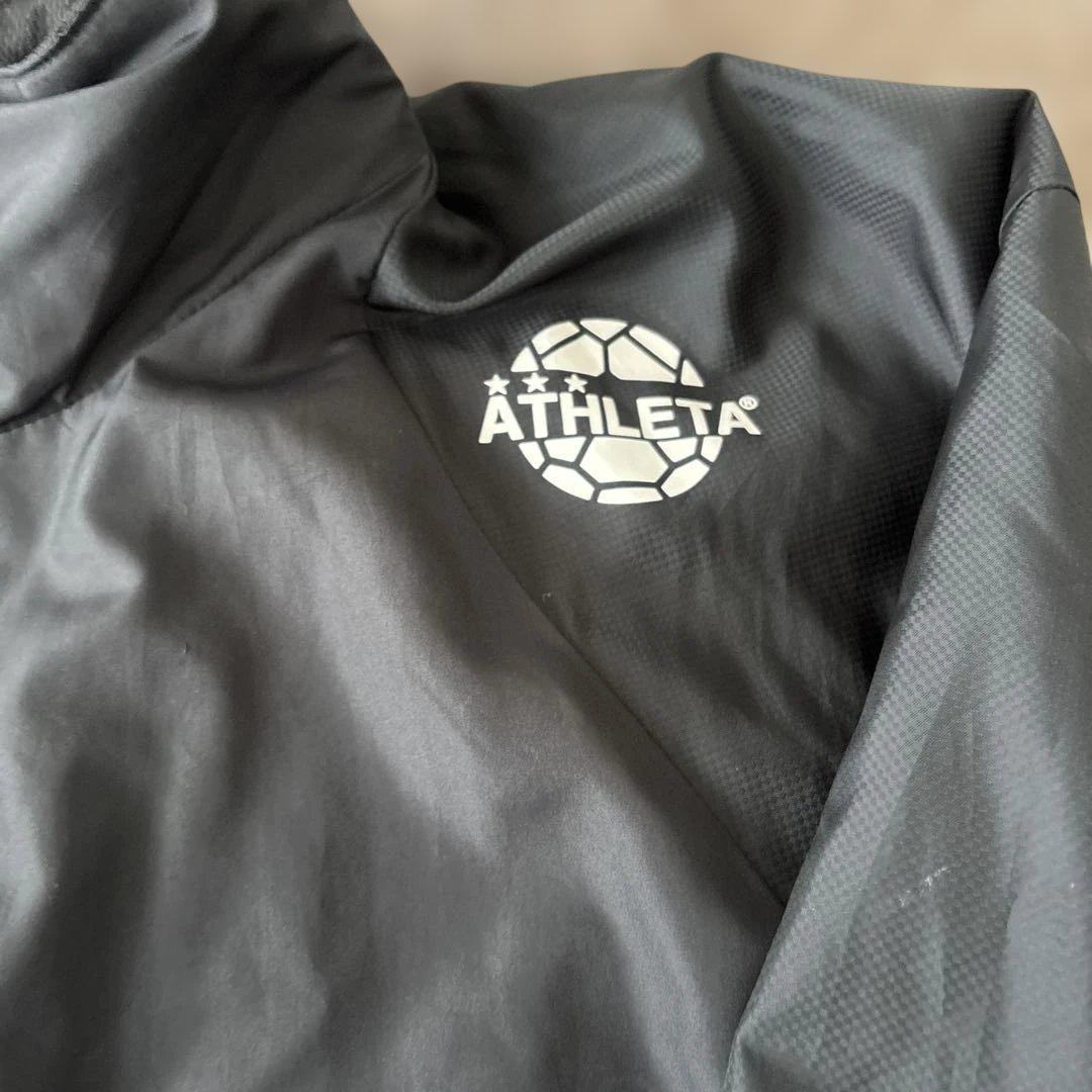 ATHLETA ピステ上下 グレー　セットアップ　ナイロン　フットサル