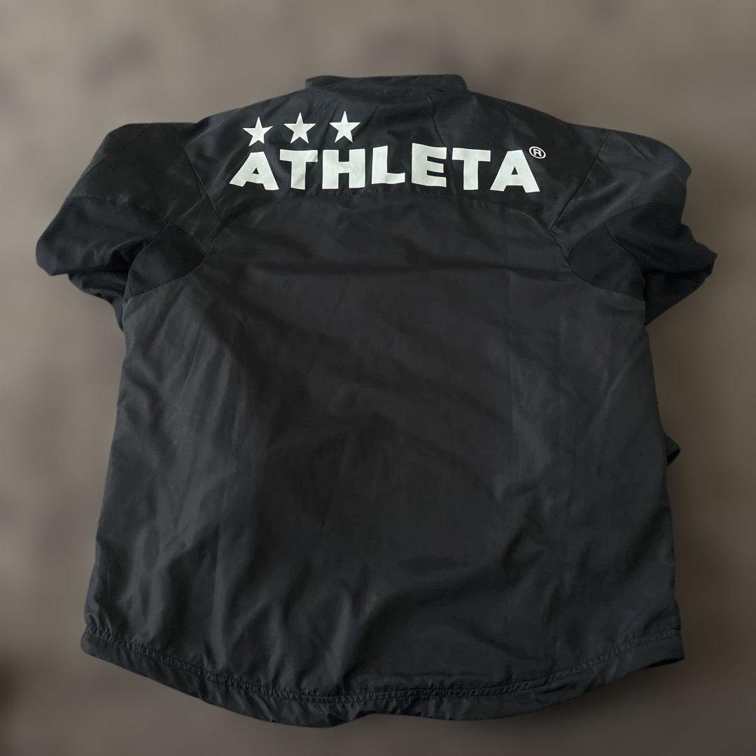 ATHLETA ピステ上下 グレー　セットアップ　ナイロン　フットサル