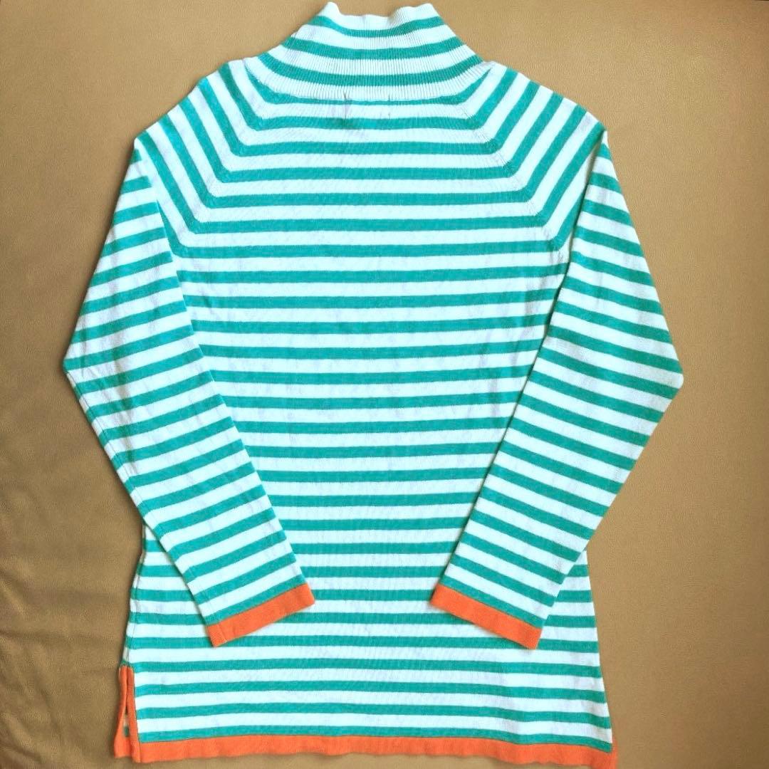 【美品】PEARLY GATES ♡レディース長袖モックネック ニット サイズ1