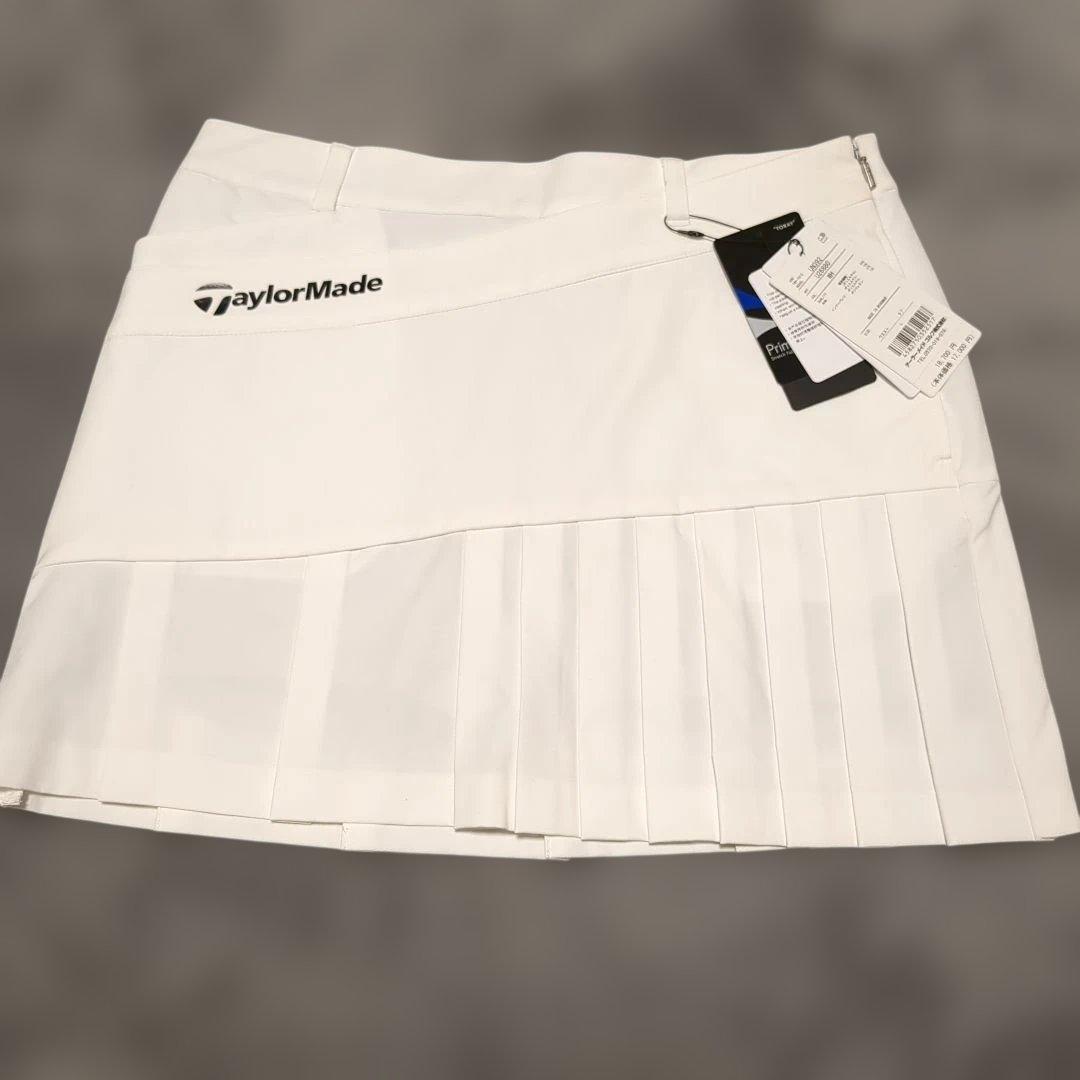 TaylorMade ホワイト プリーツスカート