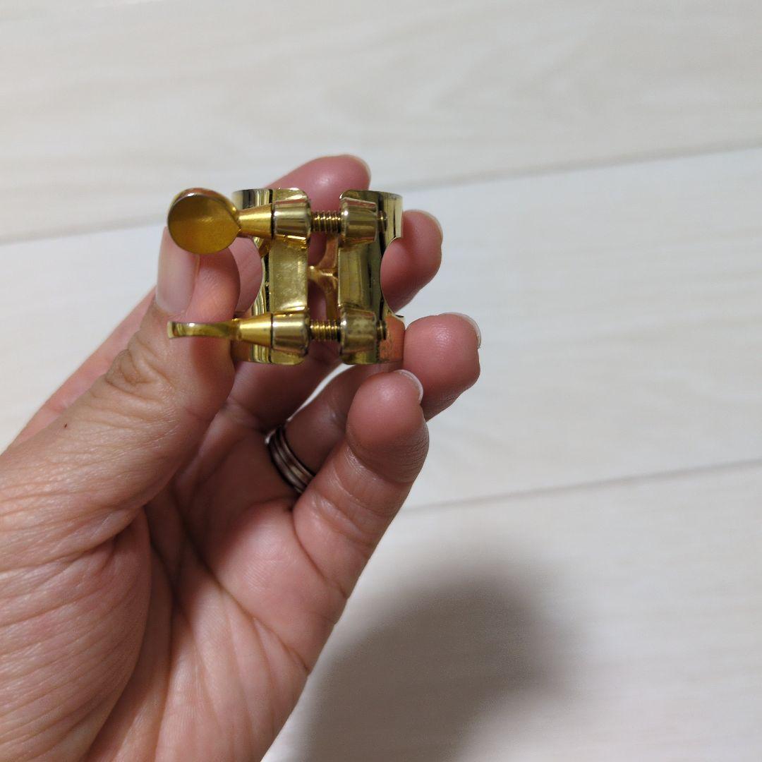 Harrison ハリソン アルトサックス用 リガチャー ゴールド 美品