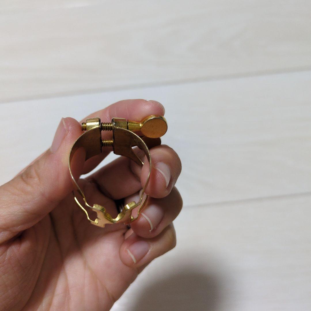 Harrison ハリソン アルトサックス用 リガチャー ゴールド 美品