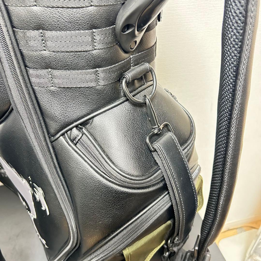 【美品】オークリー スカル キャディバッグ 14.0 9.5型 ブラック