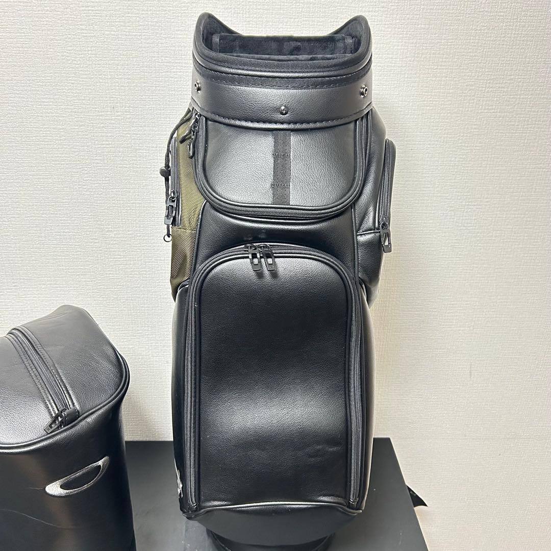 【美品】オークリー スカル キャディバッグ 14.0 9.5型 ブラック