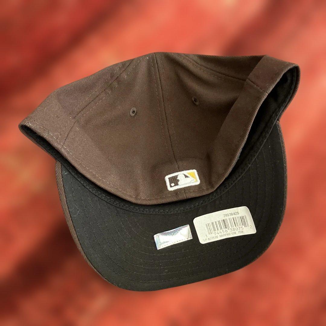 59FIFTY ブラック ゴールド NEW ERA サンディエゴ•パドレス