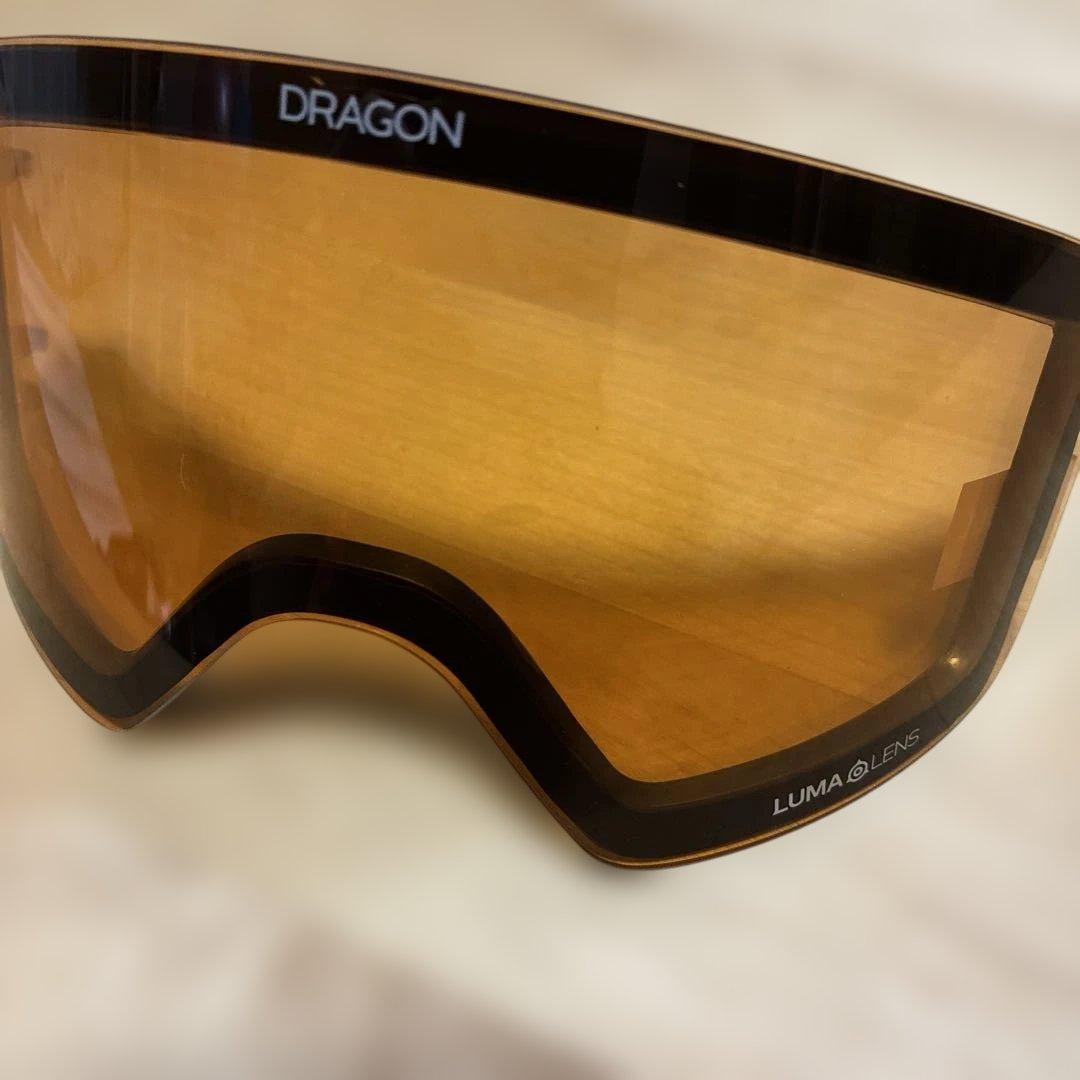 【美品】DRAGON ブルーミラー ゴーグル