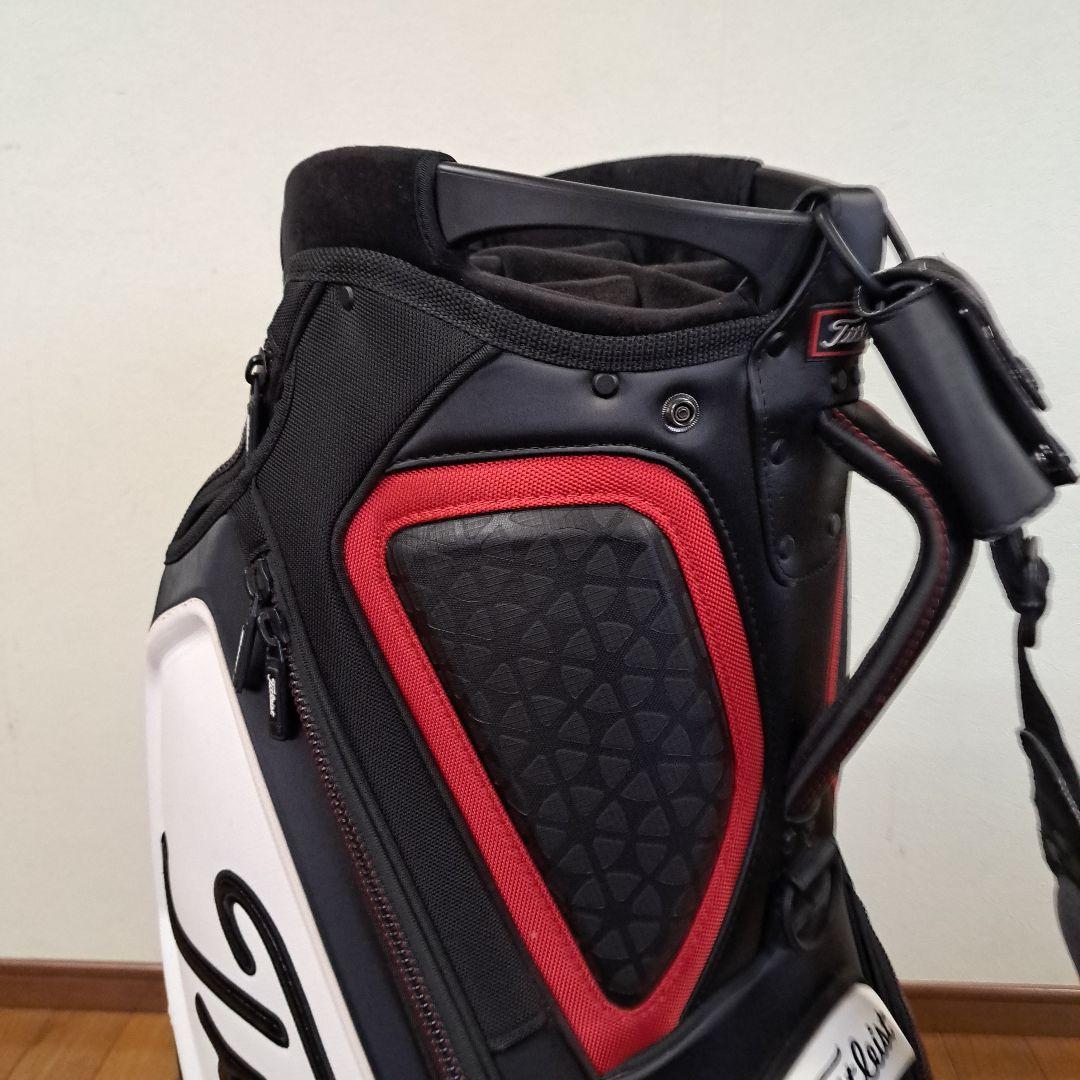 Titleist キャディバッグ 黒/白/赤
