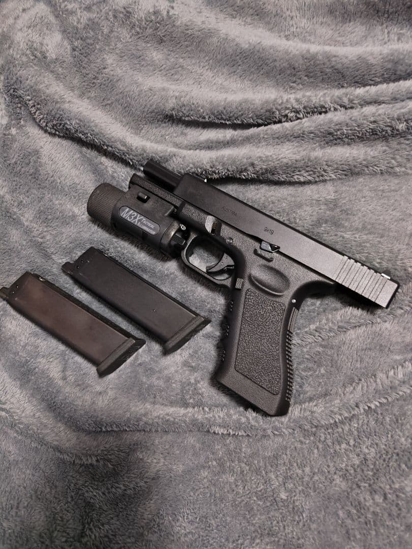 KSC GLOCK G17 ガスガン M3Xライト ガンケース付き