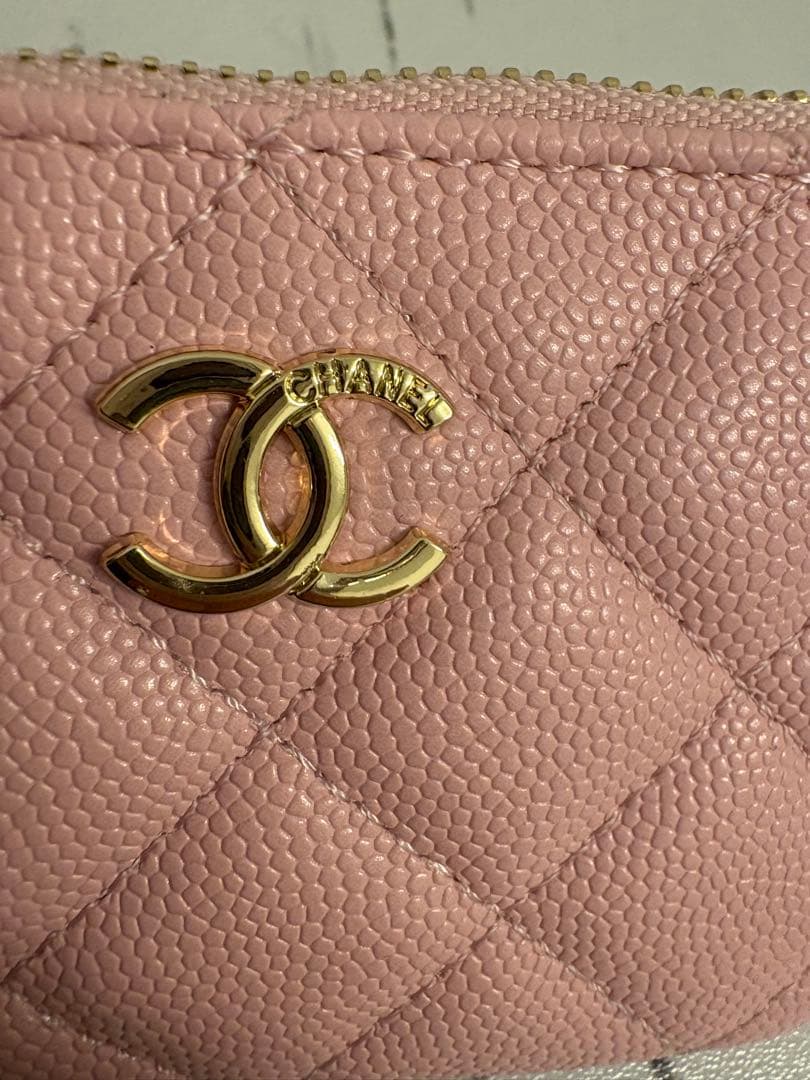 CHANEL ケース　カードケース　ピンク