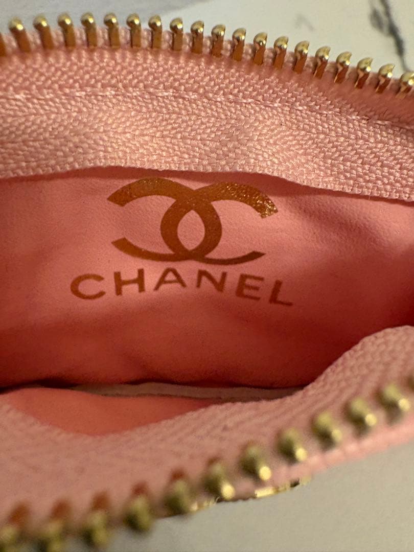 CHANEL ケース　カードケース　ピンク