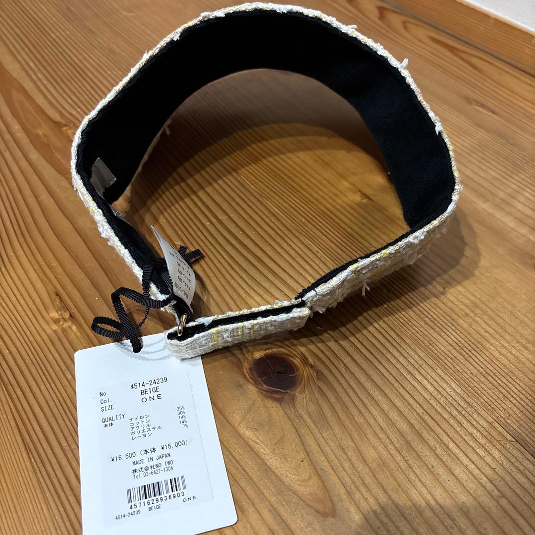 CPG GOLF ツイード風バイザー イエロー ONE SIZE 未使用