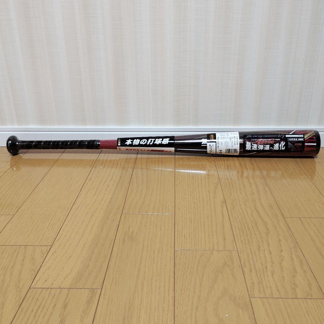 ZETT BLACK CANNON V1 少年軟式バット 80cm 600g