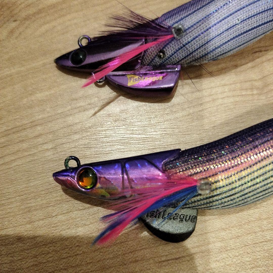 DARTMAX TR 40gと30グラム パープル DARTMAX エギ3.5号