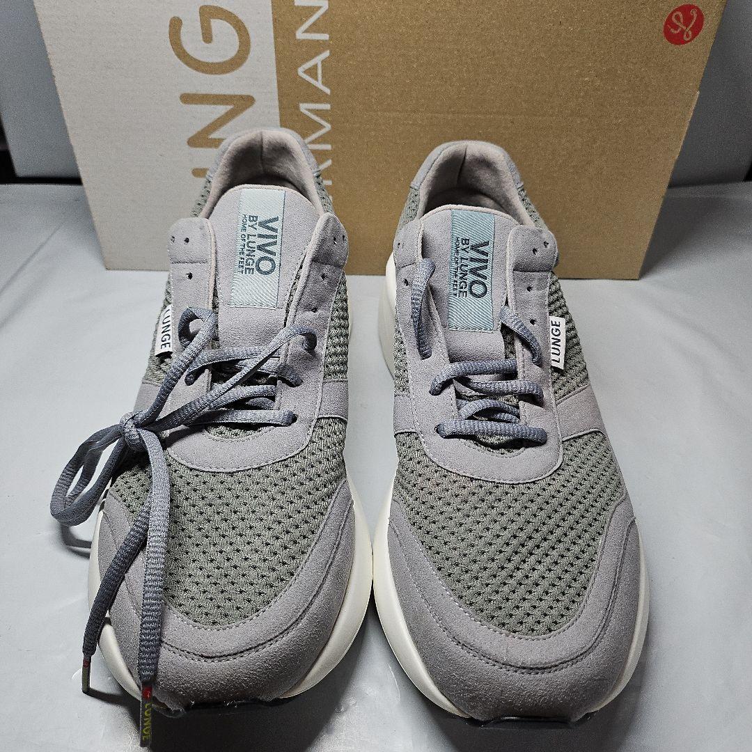 LUNGE Vivo Runメンズ ランニングシューズ Sliver/White