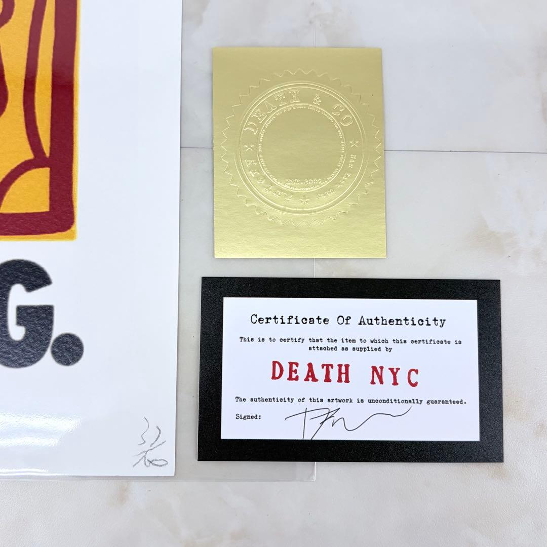 DEATH NYC スヌーピー 限定100枚 現代アート 直筆サイン