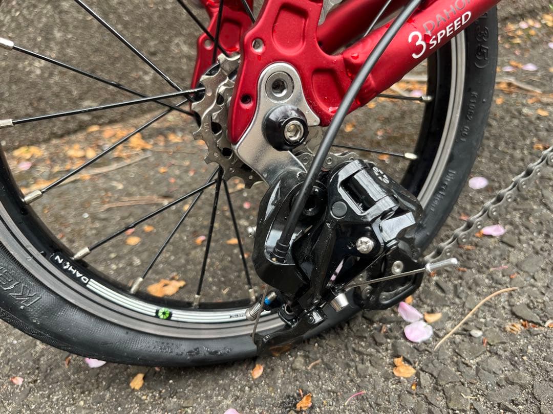 DAHON K3 折りたたみ自転車 RED/BLACK