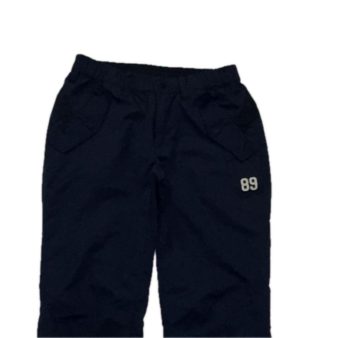 パーリーゲイツ ゴルフパンツ ネイビー　ワイド　サイズ1 ファスナー付きポケット