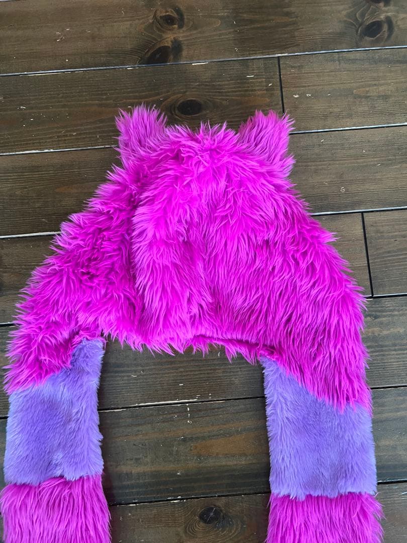 超美品　チェシャ猫マフラーキャップ